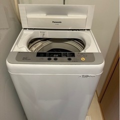 【交渉中】Panasonic 全自動洗濯機 5kg シルバー N...