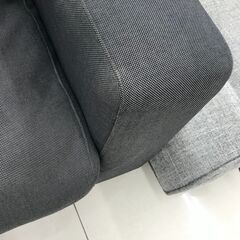 ★ジモティ割あり★  2人掛けソファ ダークグレー H85×D91×W190 クリーニング済み HJ2633 ☆ジモティ割あり☆ 2人掛けソファ ダークグレー H85×D91×W190