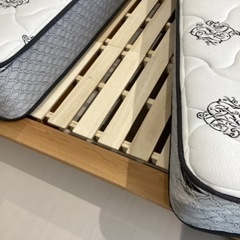 ワイドクイーンベッド ￥33000【町田市再生家具】233283