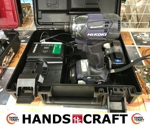 ✨ハイコーキ　中古美品　WH36DC　インパクトドライバ　フルセット✨うるま市田場✨
