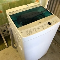 2018年製　Haier 全自動電気洗濯機4.5kg