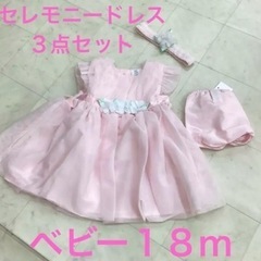 【定価約1万】新品 Little Me ベビー ドレス 3点セッ...
