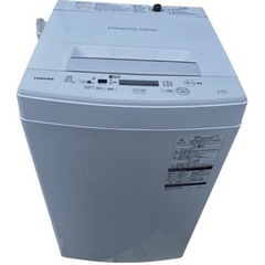 【ネット決済】TOSHIBA 全自動洗濯機AW-45M5(W)