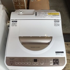 ★売約済★　SHARP シャープ 洗濯乾燥機 ES-T6GBK-N 家電 生活家電 洗濯機　ドラム式洗濯機　