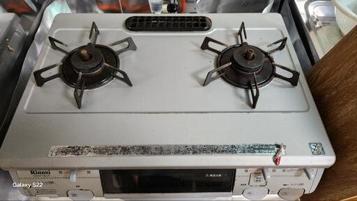 Rinnai　LPガスコンロ　2口