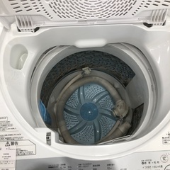 軽トラック貸出サービス有】TOSHIBA 洗濯機 6.0kg 2018年製