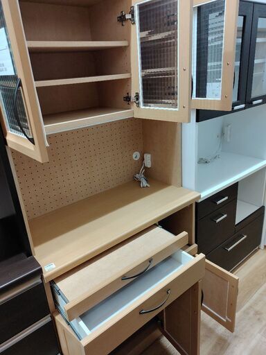 ユーアイ レンジボード M122 ユーアイ レンジボード 食器棚 幅890mm