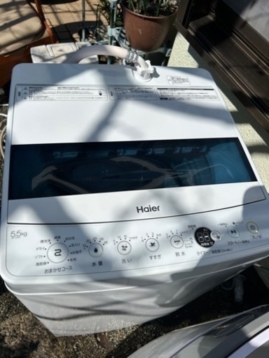 ハイアール2021年製 洗濯機　5.5kg