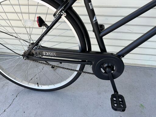 27インチ 自転車 かごカバー付き 黒系 艶消しブラック シティサイクル ☆ 札幌市 豊平区 平岸 27インチ 自転車 かごカバー付き 黒系 艶消しブラック シティサイクル