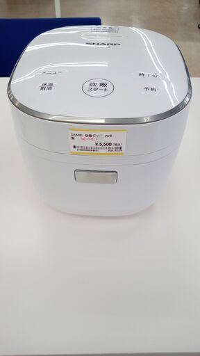 ★ジモティ割あり★ SHARP 炊飯ジャー 3合 20年製 動作確認／クリーニング済み TJ5037