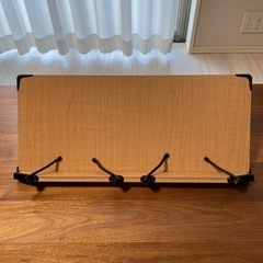 読書台 木製ブックスタンド 2冊同時に読書可能 大型・ワイドサイズ
