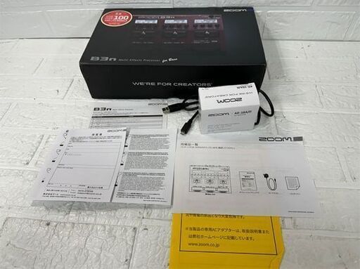 動作OK ZOOM B3n ベース用 マルチエフェクター ズーム Multi-Effects