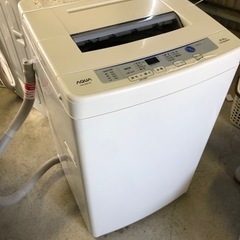 2017年製　AQUA 全自動電気洗濯機6.0kg