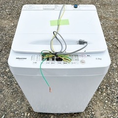 早い者勝ち❗️Hisense 洗濯機 5.5kg 2021年製【美品】