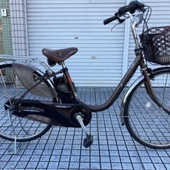 電動自転車】美品❗️パナソニック ビビ26インチ 8.9ah新品バッテリー 