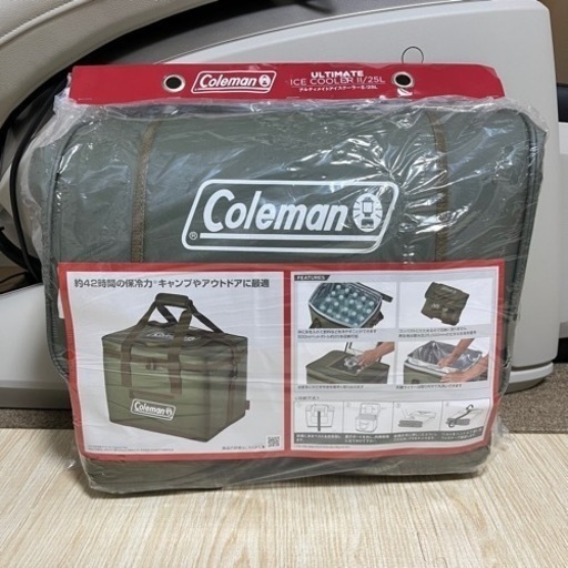 《新品》コールマン アルティメイトアイスクーラーII 25L オリーブキャンプ ソフトクーラー 花見　地震　釣り　バーベキュー　防災　Coleman