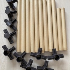 クラフトラック　セリア　紙管