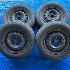 195/70R14 夏タイヤ付きホイール 