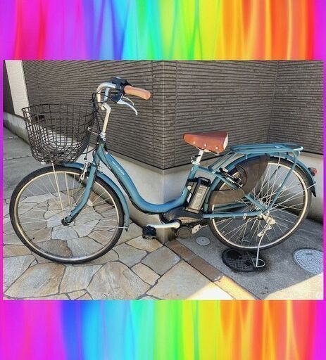 美車大容量12Ahpas パスナチュラ　電動自転車　電動アシスト自転車　26インチ　中古  032914