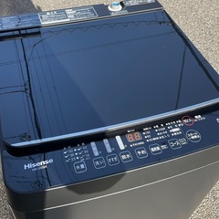 【RKGSE-152】特価！ハイセンス/Hisense/5.5kg洗濯機/HW-G55EK/中古/2021年製/当社より近隣無料配達OK！
