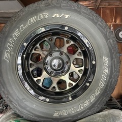 【ネット決済】レイズのホイール　
275/65R17 4本セット...