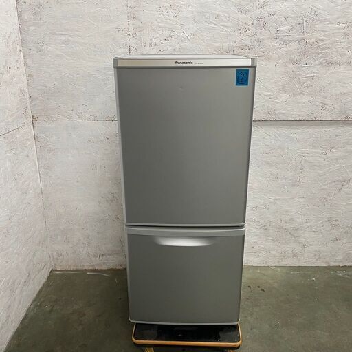 【Panasonic】 パナソニック ノンフロン冷凍冷蔵庫 2ドア 容量138L 冷凍44L 冷蔵94L NR-B146W-S 2013年製 ②