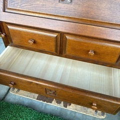 ライティングビューロー カントリーオーク カントリー オーク チェスト 収納デスク デスク ナチュラル