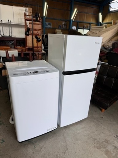 お話中☆【H2H2】2020年製☆冷蔵庫120L☆洗濯機4.5kg☆格安☆中古☆配達相談可能☆早い者勝ち新生活に♪