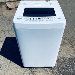 ♦️Hisense全自動電気洗濯機 【2019年製】HW-4502