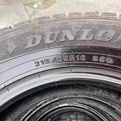 冬タイヤ　215/65R16　管理番号54