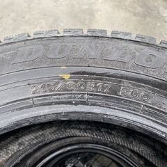 冬タイヤ　215/60R17　管理番号55
