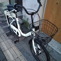 Limini[リミニ]20吋 ミニベロ(小径ママチャリ) 内装3段/LEDオート/ホワイト