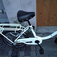 Limini[リミニ]20吋 ミニベロ(小径ママチャリ) 内装3段/LEDオート/ホワイト