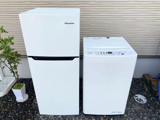 【受渡者決定】ハイセンス 冷蔵庫 洗濯機 2点セット 2019年 2021年