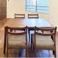 ニトリ　ダイニングテーブル　イス　セット　未使用品