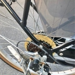 子供乗せ　高齢者　お買い物　自転車 マンマ 前20インチ 後22インチ 6段変速 