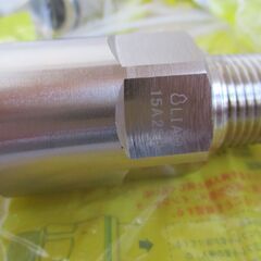 ☆日立金属 HITACHI プッシュインパクト継手接続要領 LIA 15A22R S9　LPガス用 ◆9個セット・ひょうたん