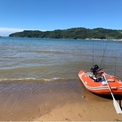 ジョイクラフト　オレンジペコ　ゴムボート中古艇　修理ベース