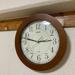ジャンク品　CASIO掛け時計