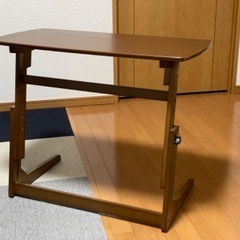 ソファテーブル 幅80cm 高さ調節可能(4段階)
