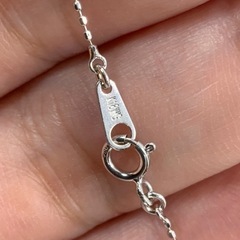 ダイヤモンドネックレス◇K18WG◇0.5◇トリロジー K18WG トリロジー ネックレス ダイヤネックレス 1.8g ダイヤ0.5ct