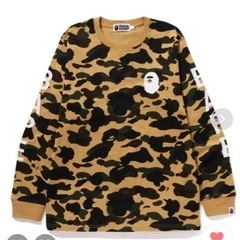 A bathing ape カモ柄 長袖