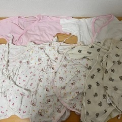 肌着 長肌着 60cm 5枚セット 女の子