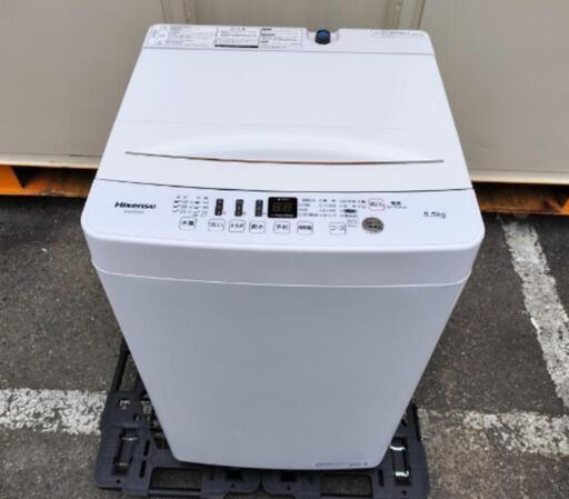 ◆超特価◆2021年製◆Hisense ハイセンス 洗濯機 5.5kg HW-E5503〈シンプル操作〉