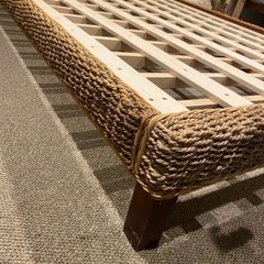 ❗️美品❗️アジアンベッドフレーム❗️ウォーターヒヤシンス❗️