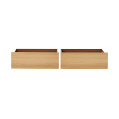 無印良品 木製ベッド・オーク材用ベッド下収納・２個セット