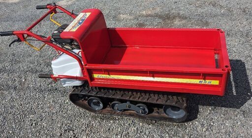 鹿児島発　築水キャニコム　クローラ運搬車BP415　手動ダンプ