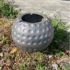 ゴルフボール型灰皿 灰皿 ゴルフボール オブジェ