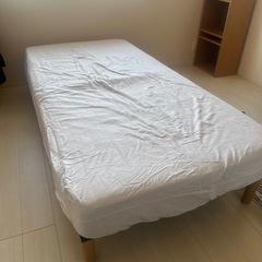 家具 ベッド シングルベッド　マット付き