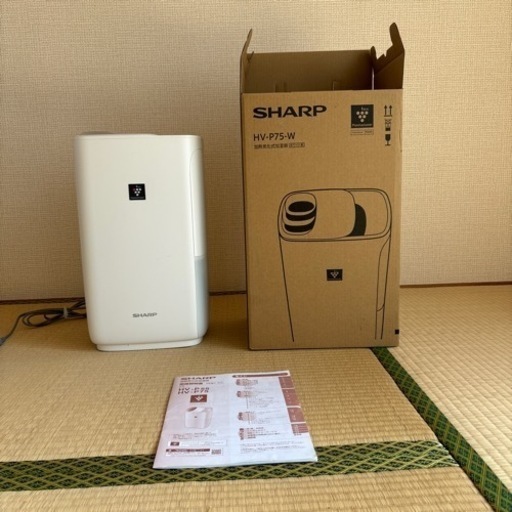 【5、6回の使用のみ】SHARP加熱気化式加湿器HV-P75-W 2021年製